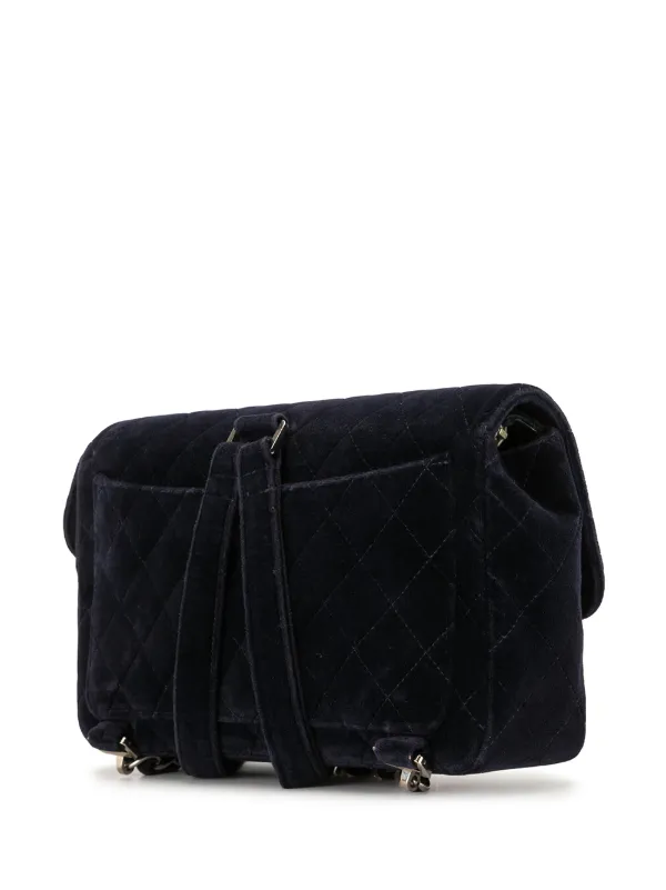 CHANEL Pre-Owned 1997 Diamond Quilted Flap Shoulder Bag | Blue