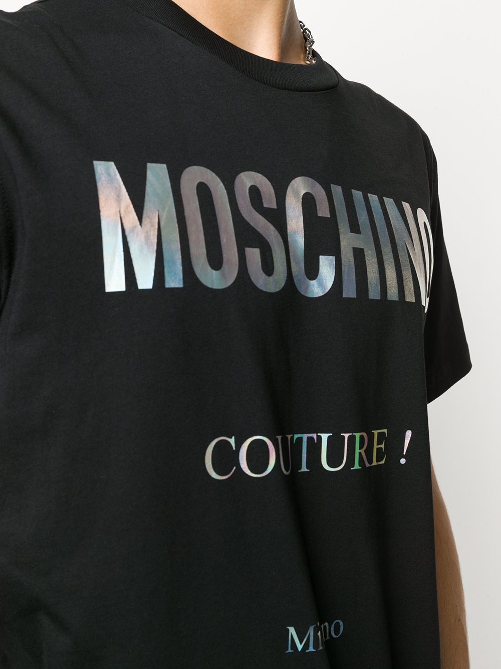 фото Moschino футболка с логотипом