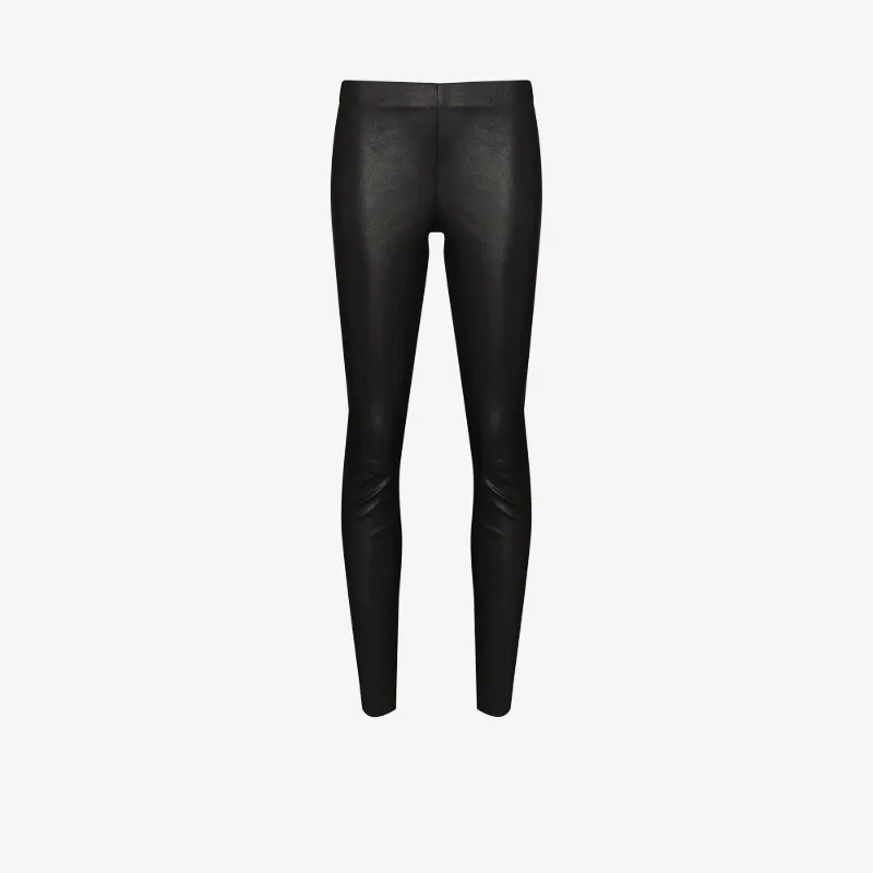 Click to view more detailed imagery on our partner's website Stand Studio Black Cordelia Leather Leggings