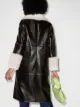 STAND STUDIO Linda faux-leather coat
