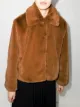 Image 2 of STAND STUDIO Marcella faux-fur cropped jacket