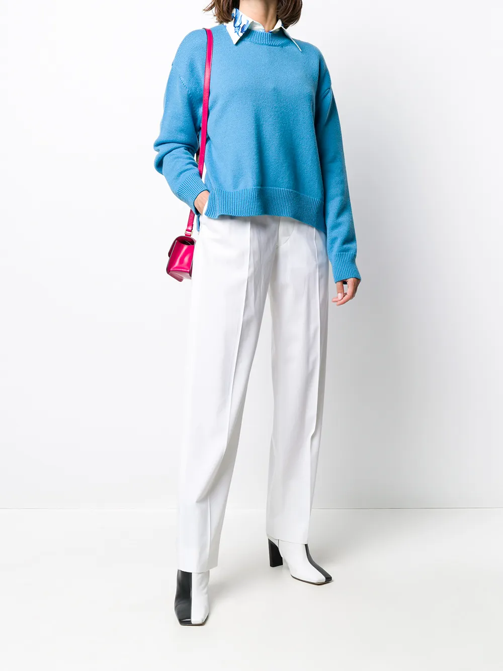 Valentino Garavani crew neck knitted jumper | Knitted Sweaters | Image 2