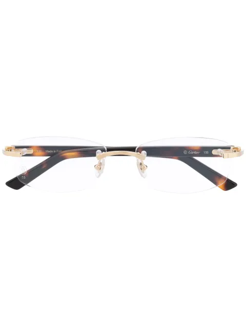 Cartier Eyewear lunettes de vue Decor à design sans monture
