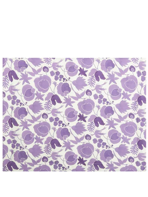 La DoubleJ floral print two-placemat set