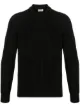 الصورة 1 من Saint Laurent كنزة مضلعة برقبة دائرية