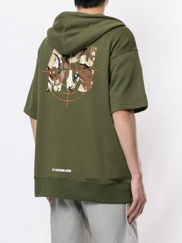 Bape deals embroidered hoodie