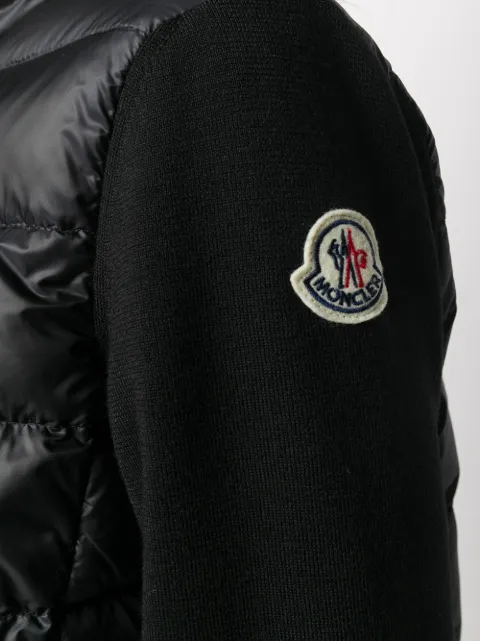 moncler panelled jacket