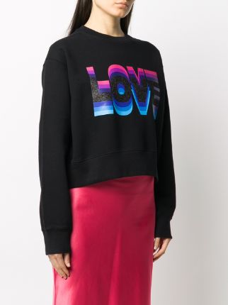 love print sweatshirt展示图