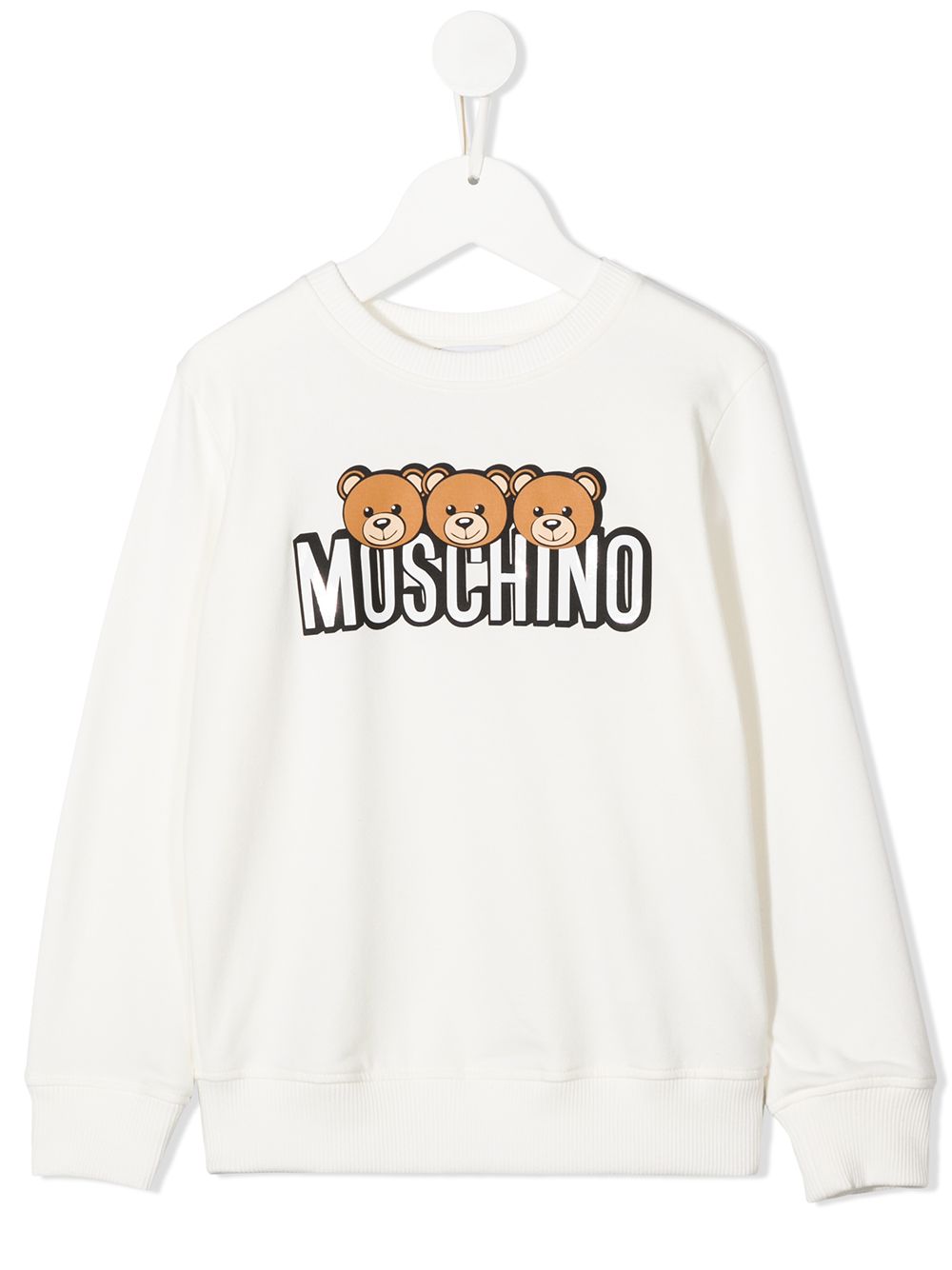 фото Moschino kids толстовка с принтом