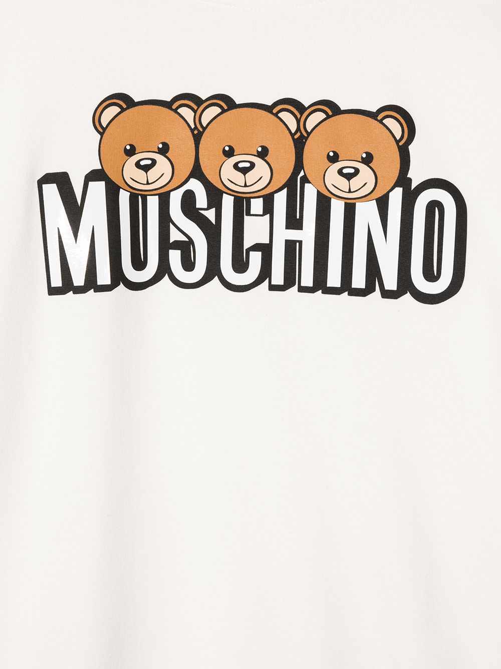 фото Moschino kids толстовка с принтом