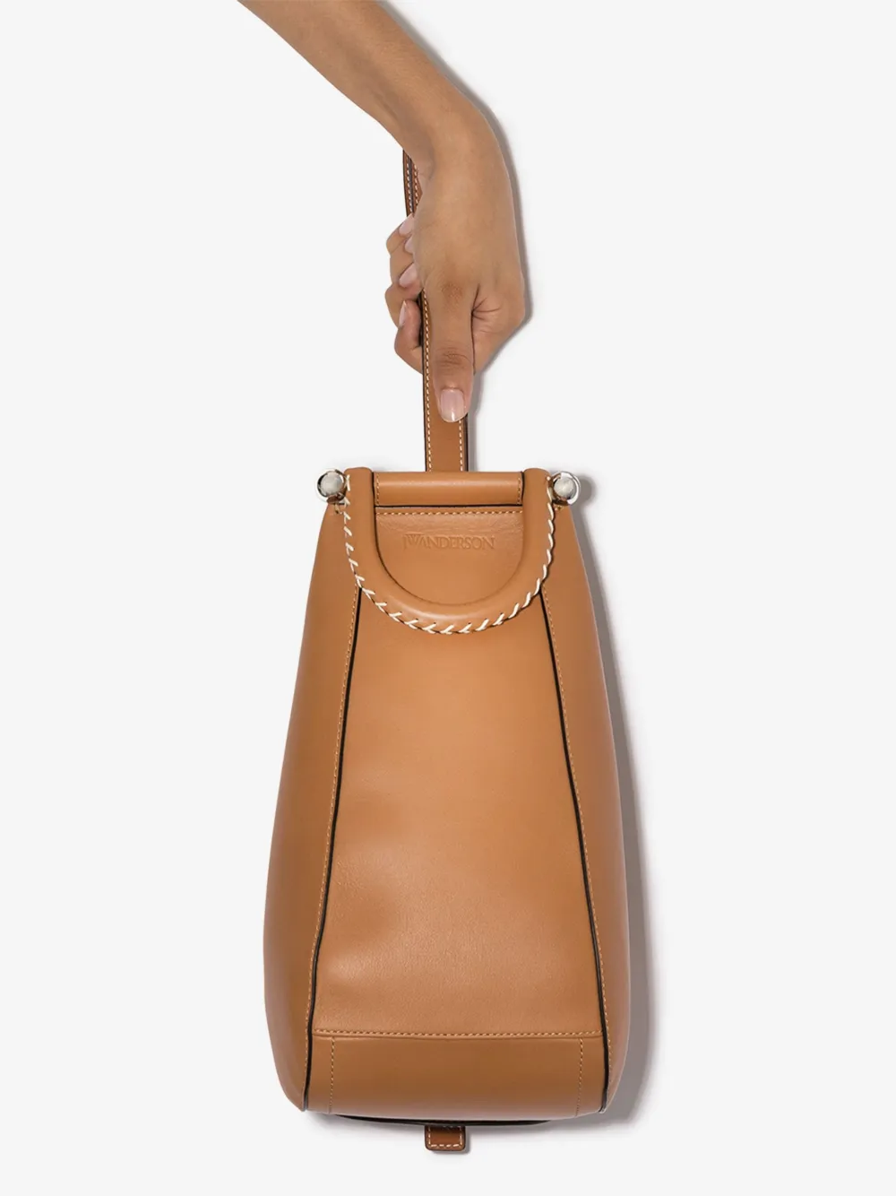 one shoulder leather backpack