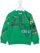 Image 1 of Kenzo Kids logo embroidered jumper