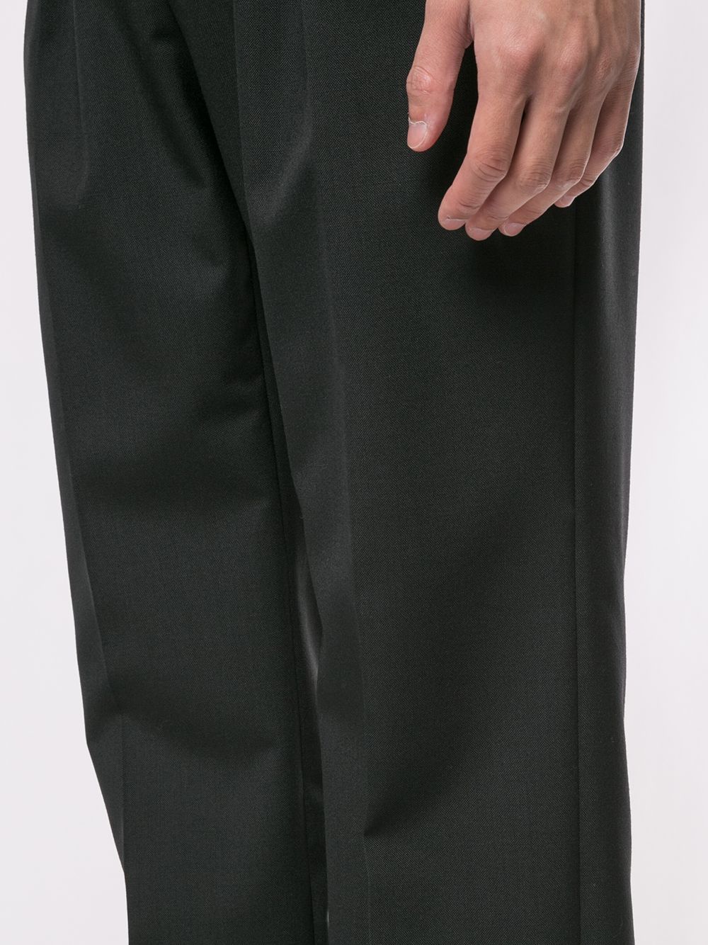 Shop Pt01 Straight Tailored Trousers In Black
