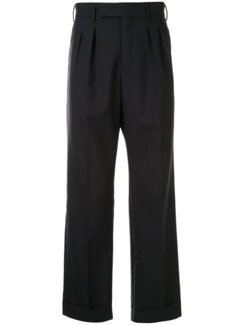 Pt01 tailored pleated trousers