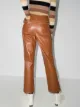 STAUD Eli faux leather trousers