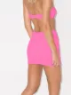 Hunza G crinkled-effect mini skirt