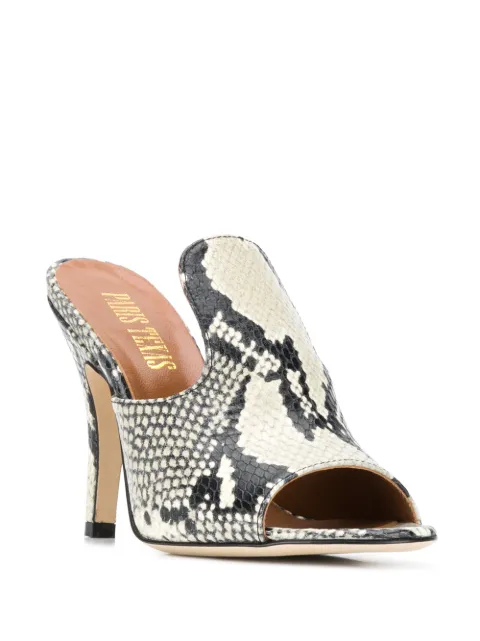 Paris Texas snakeskin-effect Heeled 