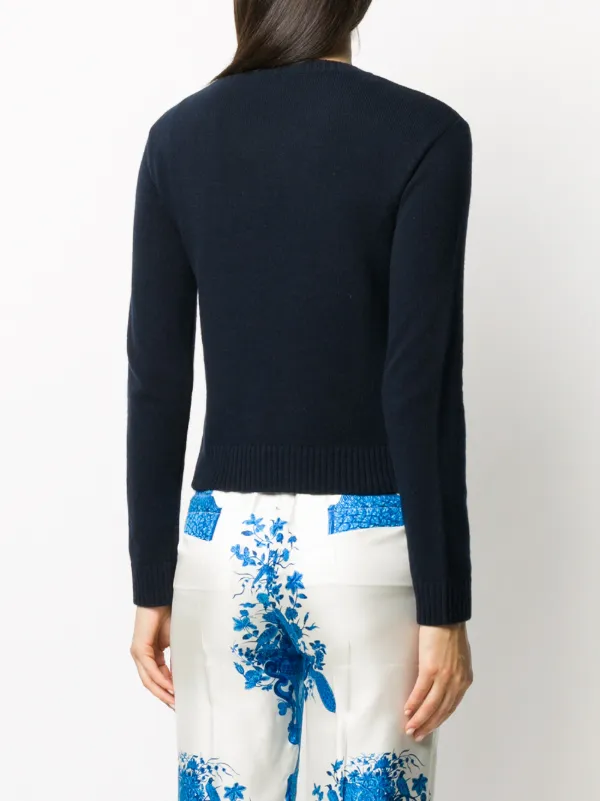 Valentino Lace Overlay Jumper Farfetch