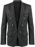 Balmain decorative button blazer - Grey