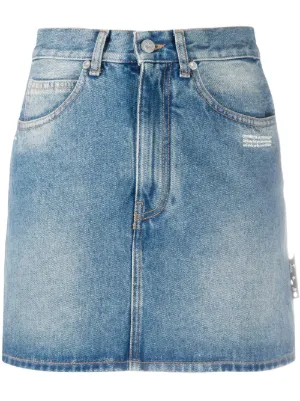 white denim skirts online