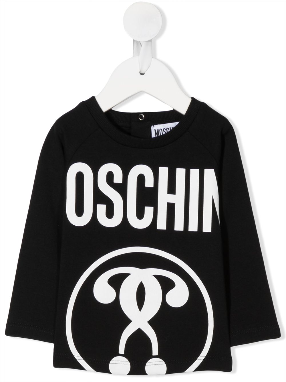 фото Moschino kids футболка оверсайз с логотипом