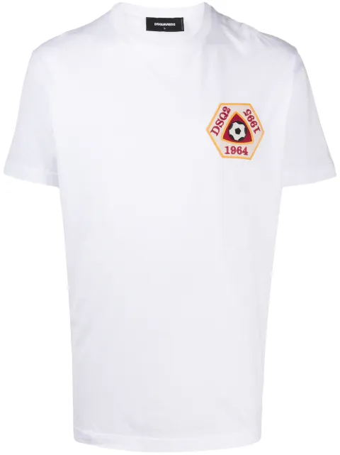 DSQUARED2 logo patch T-shirt
