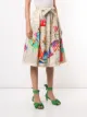 Stella Jean hand-painted midi skirt