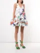 Stella Jean tie-waist printed mini dress