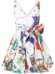 Image 1 of Stella Jean tie-waist printed mini dress