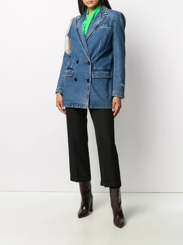 msgm denim trench