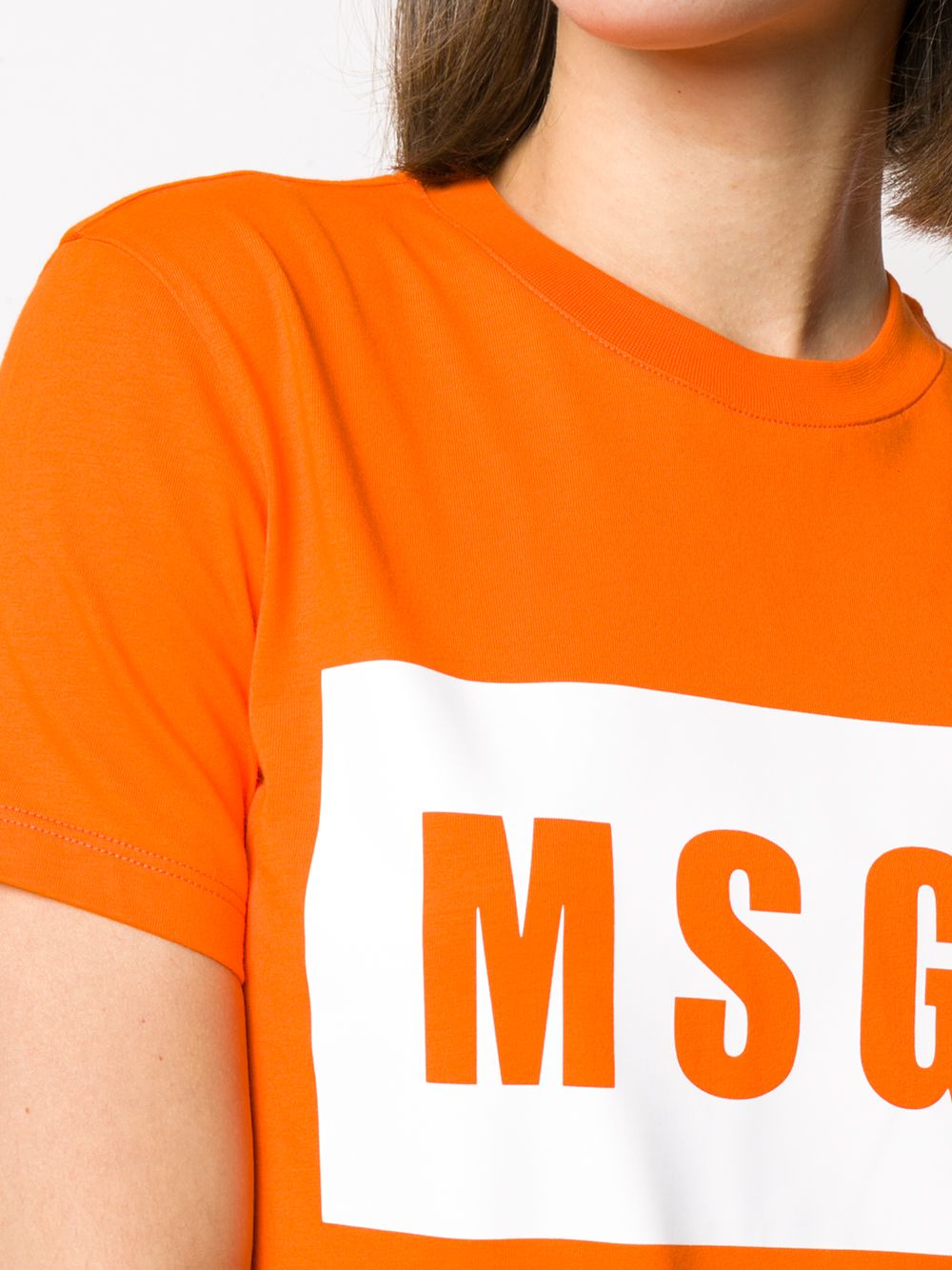 фото Msgm футболка box с логотипом