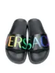 Versace logo print embossed insole slides