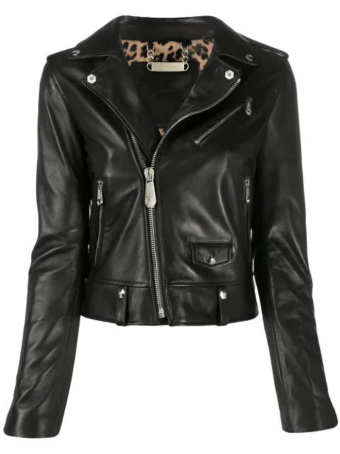 Philipp Plein 拉链机车夹克