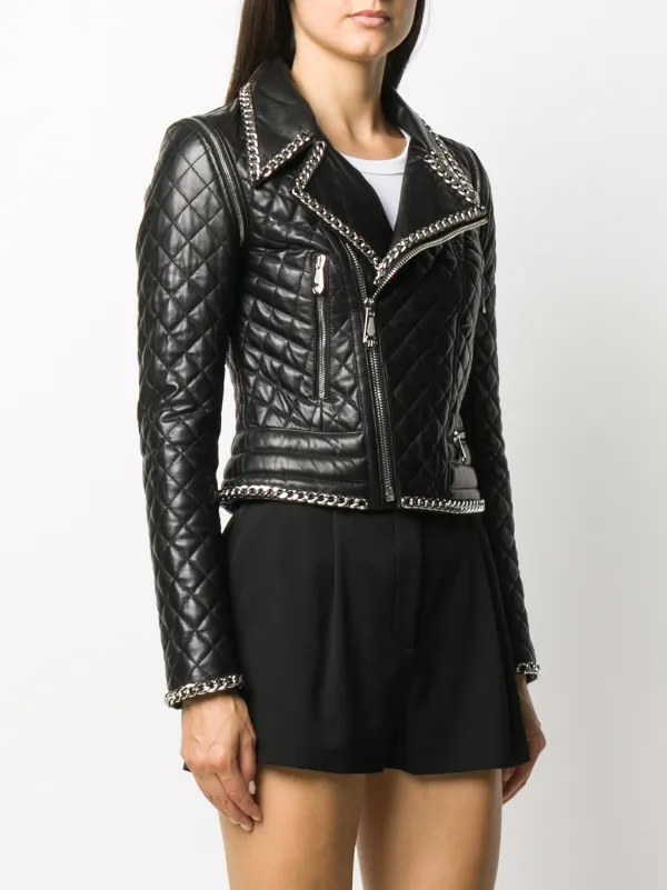 quilted moto jacket