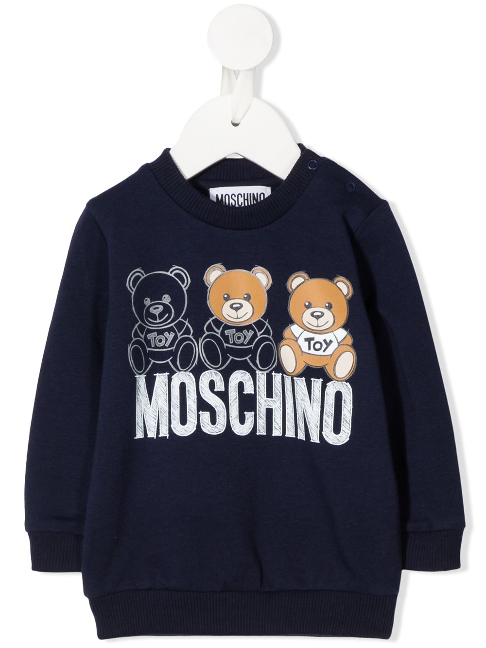 фото Moschino kids толстовка с логотипом