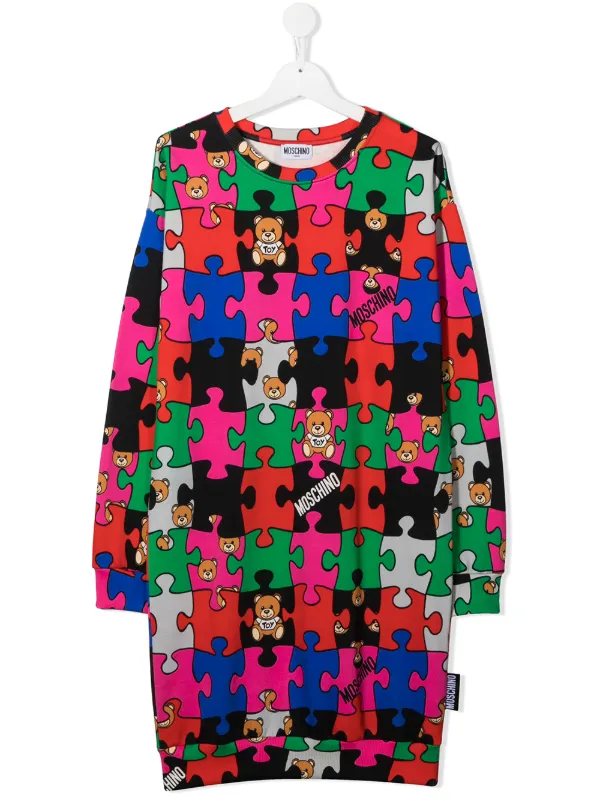 Moschino Kids プリント ワンピース 通販 Farfetch