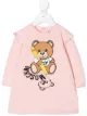 الصورة 1 من Moschino Kids سويت شيت طويل بطبعة دب