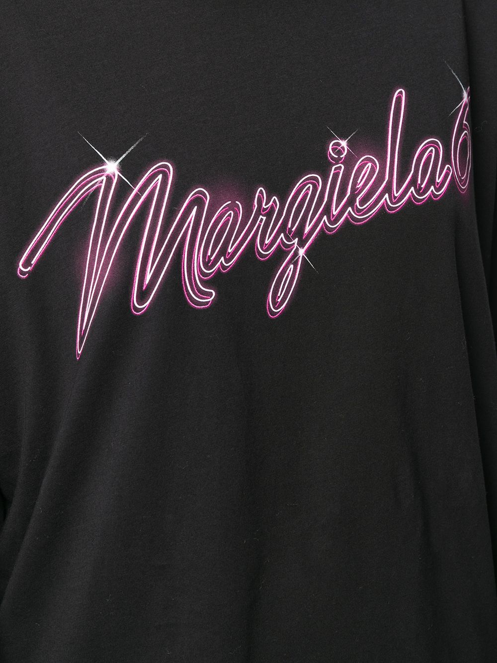 фото Mm6 maison margiela logo long sleeve t-shirt