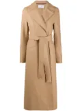 Harris Wharf London wrap-around virgin wool coat - Neutrals