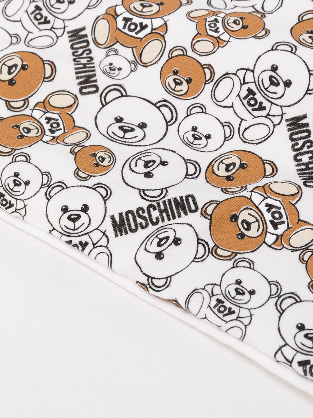 фото Moschino kids полотенце с логотипом