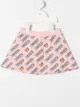 Image 2 of Moschino Kids logo-print mini skirt