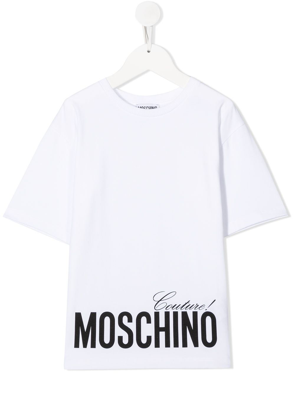 фото Moschino kids футболка с логотипом