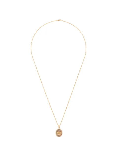 O Thongthai 14kt yellow gold Leo diamond necklace