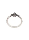 WERKSTATT:MÜNCHEN burnished cross ring - Silver