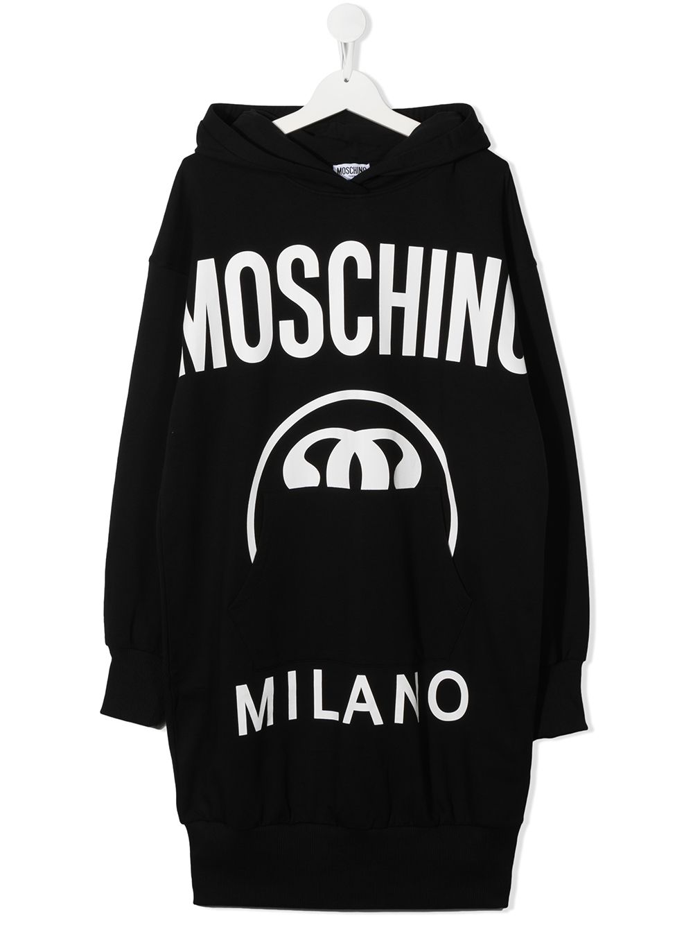 фото Moschino kids платье-джемпер с логотипом