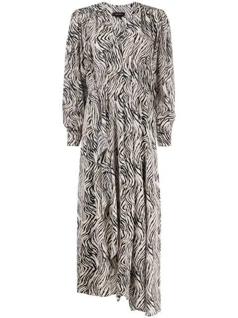 ISABEL MARANT Vestido com estampa de zebra