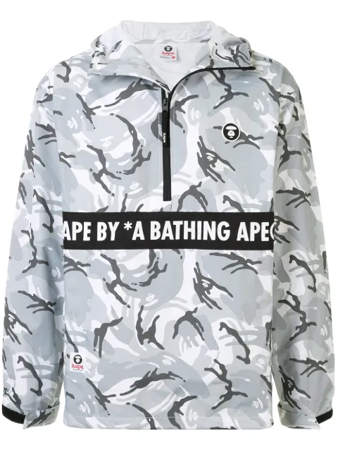 AAPE BY *A BATHING APE® graphic print windbreaker