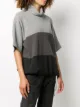 Fabiana Filippi colour-block funnel neck jumper