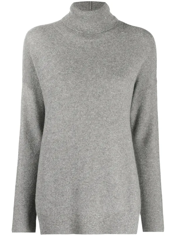 oversized roll neck jumper