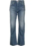 Tu es mon Tresor The Amethyst flared leg jeans - Blue